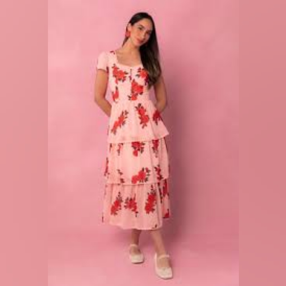 Ivy City Co Roses Are Red Dress